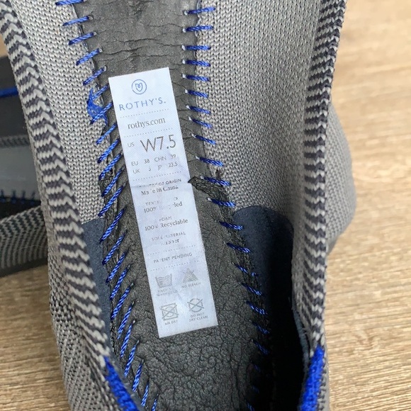 Rothy’s The Point Cloud Birdseye Gray Flats - Picture 5 of 7